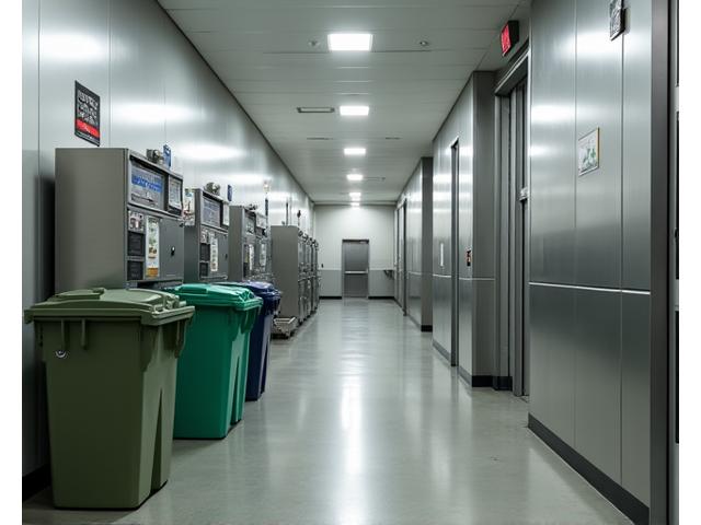 대용량 쓰레기 압축 포장기와 분리수거 시스템