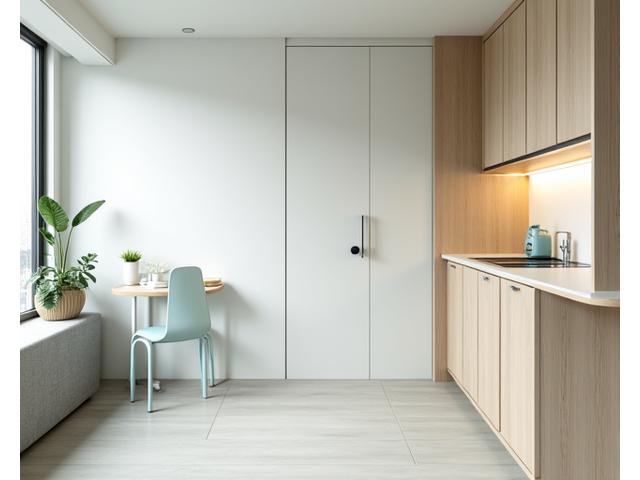 모던하고 깔끔한 오피스텔 내부 전경